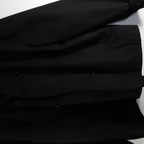 PEAK SEASON BLACK PEA COAT SZ XL. - Picture 9 of 11